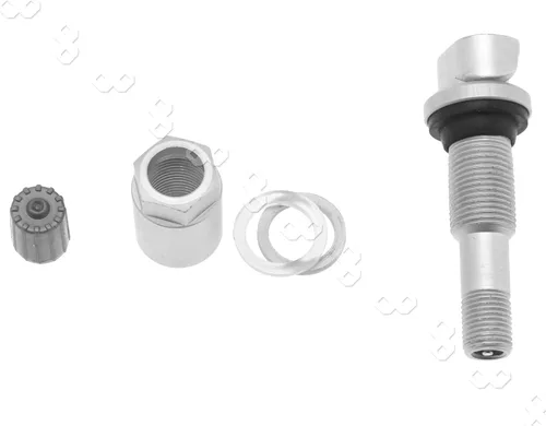 Vista 2 de SING F LTD Kit de reparación de TPMS de vástago de válvula de aluminio del sensor de presión de neumáticos de coche
