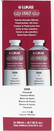 Vista 35 de Lukas 1862 Pintura al Óleo para Artistas Profesionales - Colores Tierra Amarillentos, 37 mL - Juego de 4 - Destacada Resistencia a la Luz, Sin