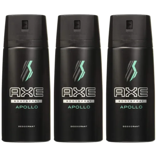 Vista 2 de Desodorante en Spray Axe Apollo 150 ml 3 Piezas