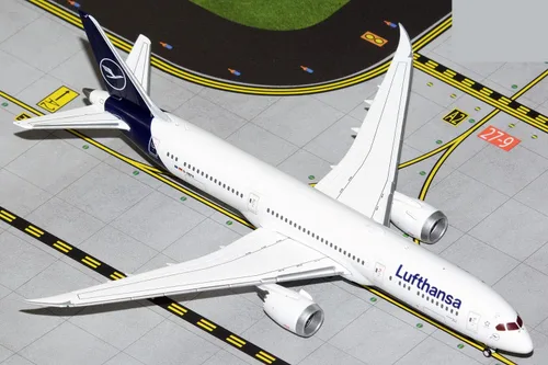 Vista 5 de GeminiJets GJDLH2046 Lufthansa Boeing 787-9 Dreamliner D-ABPA; Escala 1:400