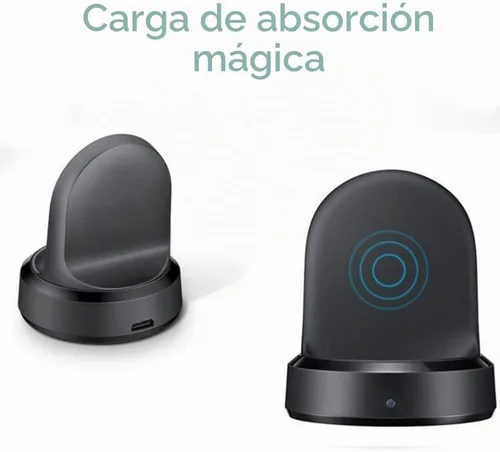 Vista 3 de Samsung Gear S3 - Cargador de reloj Samsung Frontier, estación de carga de reloj Samsung Frontier para Samung Gear S4 S3 S2 Frontier Classic