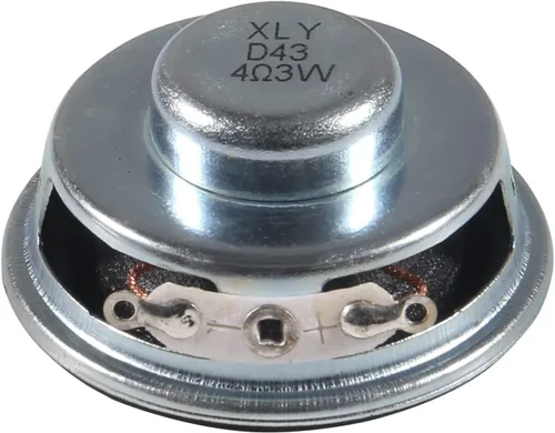 Vista 6 de 4 unidades de altavoz de audio de 4 ohmios, 3 W, 1.5 pulgadas, rango completo, woofer estéreo HiFi - Negro