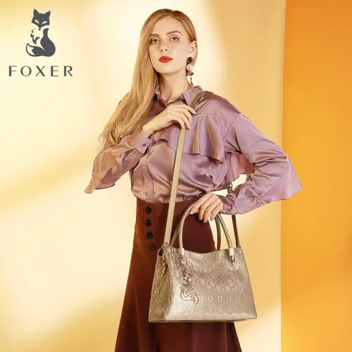 Vista 6 de Leather Handbag for Women Ladies Top Handle Tote Crossbody Shoulder Bag