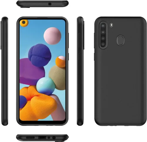 Vista 4 de Samsung Galaxy A21, 32GB, negro - Bloqueado a Verizon (renovado)