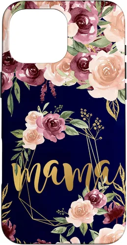 Vista 19 de Mama Floral New Mom Flower Print Pregnant Woman Watercolor Case for iPhone 17