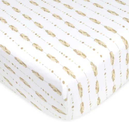 Vista 16 de American Baby Company - Paquete de cuna para bebé: cubre colchón protector, sábana a la medida y manta térmica., paquete de de 1, Ballenas turquesa