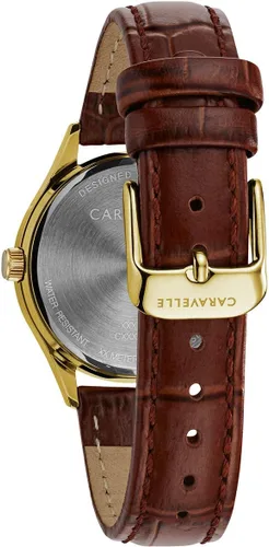 Vista 3 de Bulova Caravelle Ladies' Dress 3-Hand Date Quartz Watch, 32mm