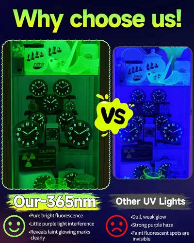 Vista 3 de 365nm 50W verdadero ULTRAVIOLETA LED luces negras