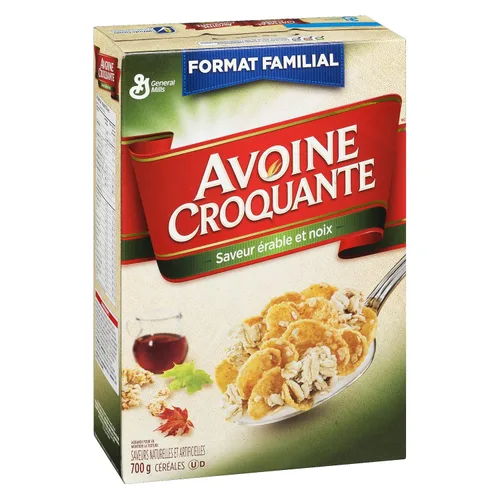 Vista 3 de Oatmeal Crisp Cereal con sabor a nuez de arce, 24.69 oz {Importado de Canadá}