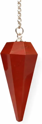 Vista 65 de WholesaleGemShop Péndulo facetado de cristal de piedras preciosas naturales