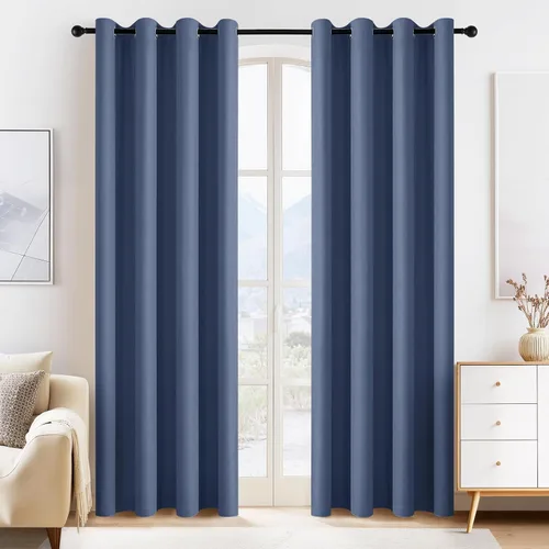 Vista 79 de PONY DANCE Cortinas para Autocaravana de 24 pulgadas de Largo, Cortinas Cortas para Baño y Cocina, Mini Cortinas de Privacidad para Camper