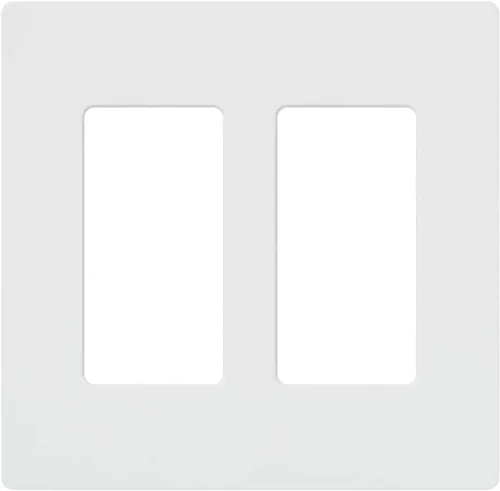 Vista 23 de Lutron Claro - Placa de cubierta para interruptor de luz, placa de pared de 2 posiciones, para interruptores de luz decorativos, cubierta