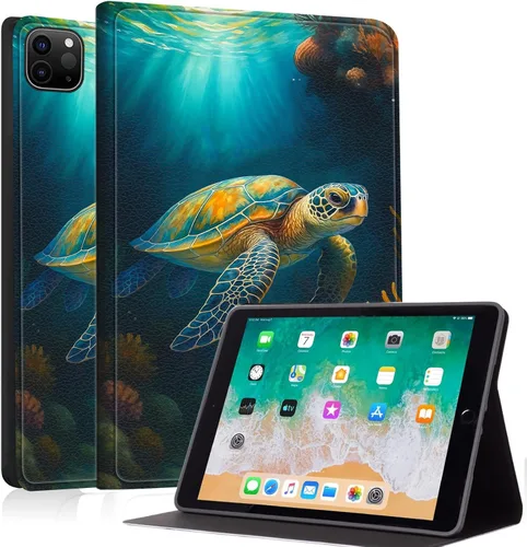 Vista 14 de Case for iPad mini A17 Pro (7th/6th Gen 2024/2021), Slim Shockproof Protective Cover with Auto Sleep/Wake, Durable PU Leather Multi-Angle Stand