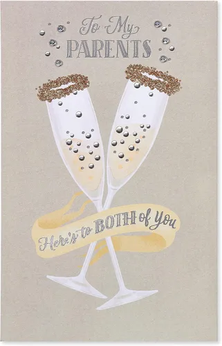 Vista 4 de Tarjeta de aniversario de American Greetings para padres (El amor vale la pena conservar)