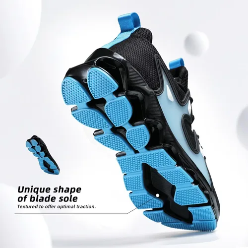 Vista 4 de Zapatillas de correr para hombre Blade Fashion Sneakers Casual Slip on Tenis Caminar Atlético Deportivo Zapatillas Zapatillas para Hombre