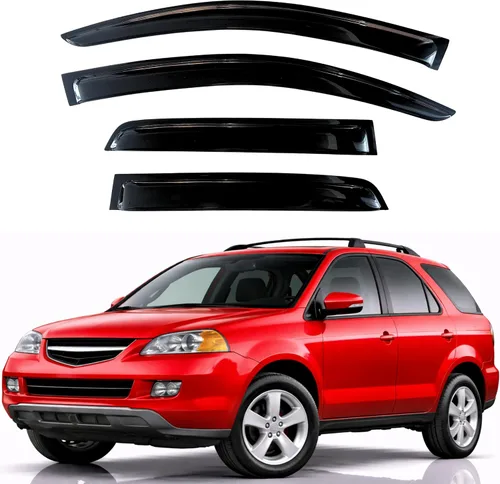 Vista 55 de KPY Moldura deflectora de viento con protección contra la lluvia compatible con Mazda CX-3 2016-2021 (CX3), 4 unidades, para ventana lateral