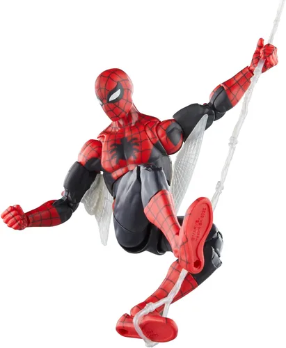 Vista 5 de Marvel Legends Series The Amazing Spider-Man, Marvel Comics Retro Coleccionables Figuras de acción de 6 pulgadas, juguetes para edades de 4 años