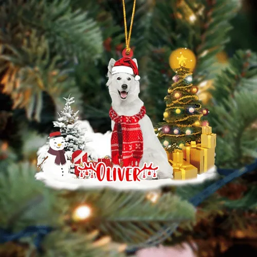 Vista 56 de NAZENTI Adorno personalizado de gato abisinio con árbol de pino, adorno de Navidad personalizado para perros amantes de las mascotas, colgante