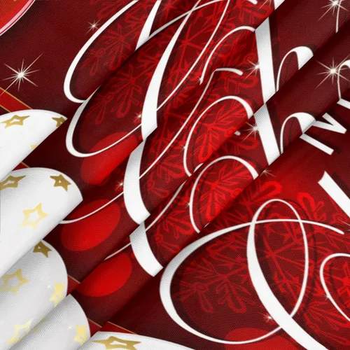 Vista 4 de Pardick Mantel redondo ajustable para decoración de Navidad, mantel circular rojo con elástico, lavable, para exteriores, cocina, fiesta, patio