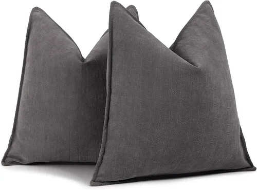 Vista 26 de ZWJD - Juego de 2 fundas de cojín decorativo de 16 x 16 pulgadas, de felpilla, con diseño elegante, suaves, para sofá, cama y decoración del hogar