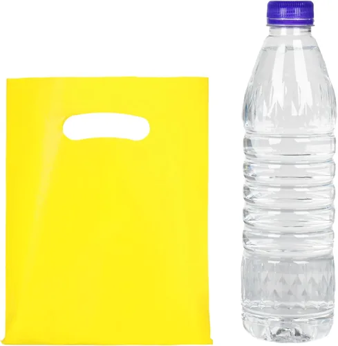 Vista 3 de 100 PCS Bolsas de Regalo Pequeñas Amarillas, Bolsas de Mercancía de 6"x8" para Pequeñas Empresas, Bolsas de Golosinas Bolsas de Favor de Fiesta