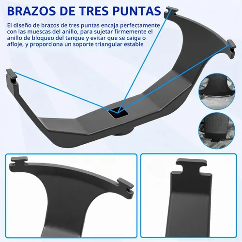 Vista 5 de ZKTOOL 6599 Herramienta de anillo de bloqueo del tanque de combustible, herramientas de instalación y extracción de emisores de bomba