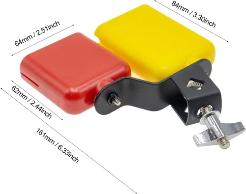 Vista 2 de CashBeat Bloque de atasco plástico, bloque de percusión de paso alta/baja para conjunto de batería Durable Plastic Percussion Block with