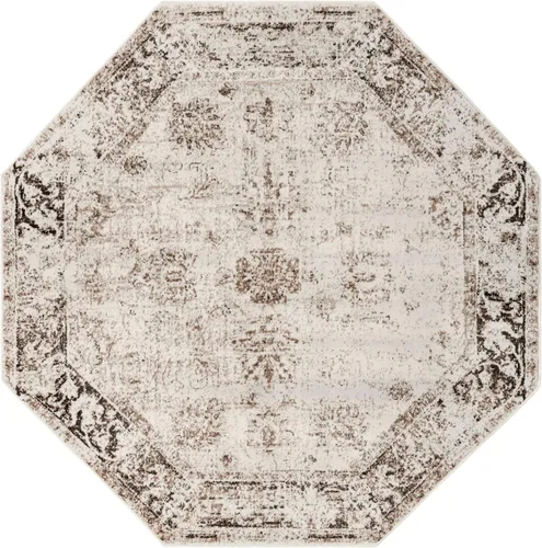 Vista 329 de Unique Loom Sofia Collection - Tapete Casino, 2 pies 2 pulgada x 3 pies 1 pulgada, rectangular, beige/tostado