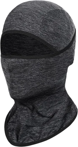 Vista 17 de Achiou - Pasamontañas con Máscara Facial, Máscara de Esquí para Hombres y Mujeres de Fútbol, Ligera Sheisty, Ninja Sheisty Capucha Solar UV