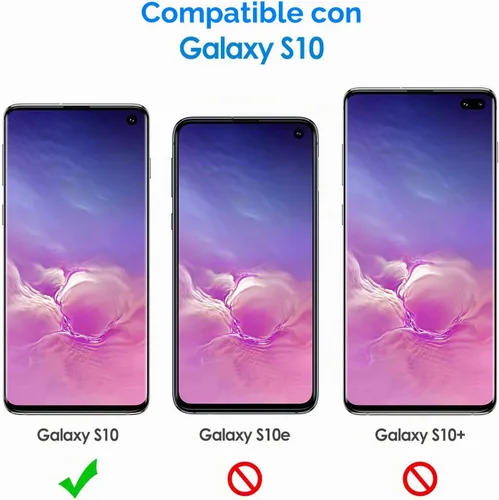 Vista 2 de JETech Funda delgada para Samsung Galaxy S10, color negro