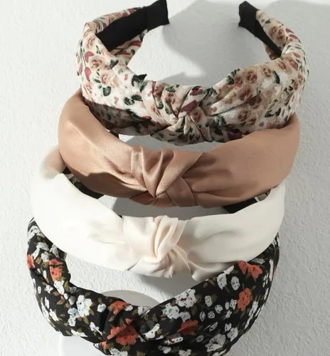 Vista 18 de Huachi Bandas para la cabeza con bandera americana para mujeres, anudadas, accesorios de diadema del 4 de julio para mujeres, banda patriótica