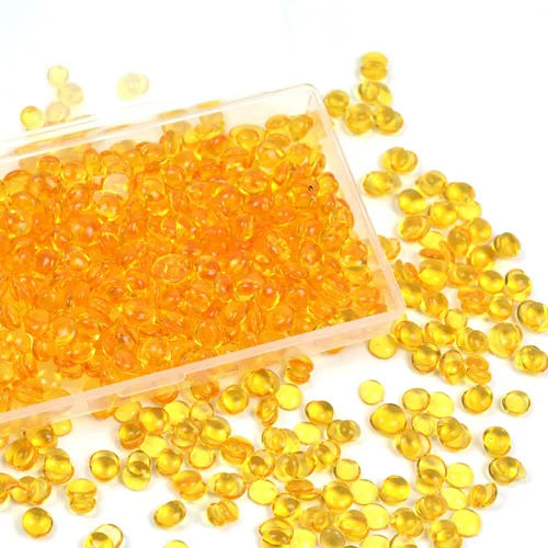 Vista 6 de Perlas de pegamento de queratina italiana de 1.76 oz, gránulos de pegamento de queratina de fusión transparente para extensiones de cabello
