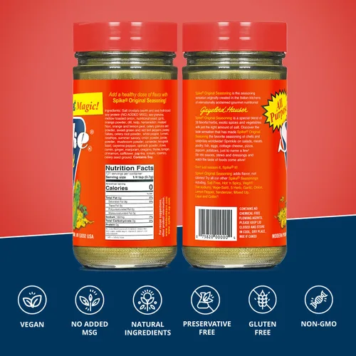 Vista 2 de Modern Products Spike Seasoning Gaylord Hauser - Sal de 3 onzas (paquete de 2)