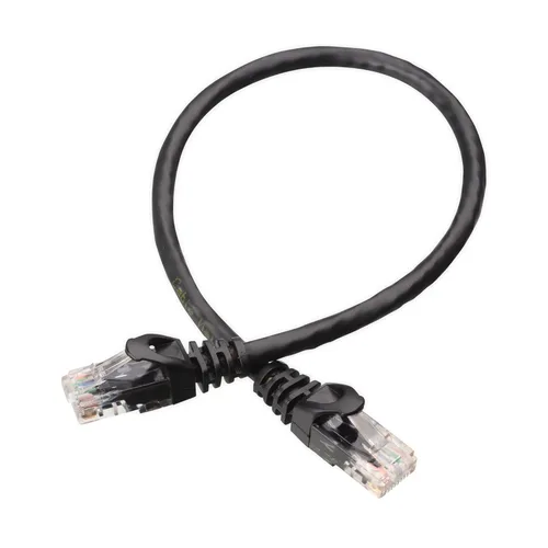 Vista 8 de Cable Matters Paquete de 10 cables Ethernet Cat 6 cortos sin enganches de 10 Gbps, cable Cat 6, cable Cat6, cable Ethernet, negro