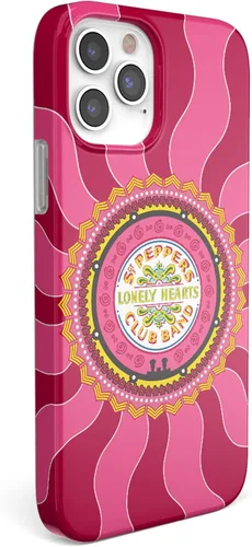 Vista 2 de Estuche Casely para iPhone 12 Pro Max Beatles Lonely Hearts Club SGT. Pepper's Clásico