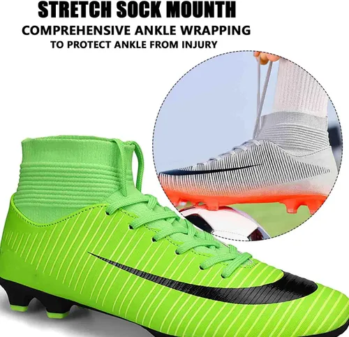 Vista 3 de Soccer Cleats for Mens Womens Turf Soccer Shoes SD