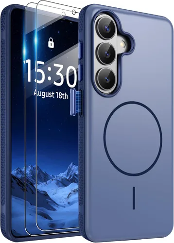 Vista 164 de Jshru Funda para Samsung Galaxy S26 Plus/Galaxy S25 Plus: para Galaxy S24 Plus [compatible con Magsafe] [2 protectores de pantalla HD] cubierta