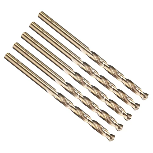 Vista 34 de PATIKIL Broca Jobber de 0.039 in, vástago recto M35 cobalto 5% acero de alta velocidad 135° acabado dorado para metal duro de acero inoxidable - 2