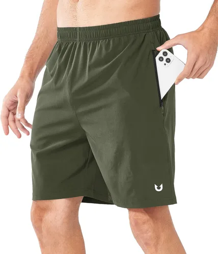 Vista 3 de NORTHYARD Pantalones cortos deportivos para correr para hombre, de secado rápido, ligeros, deportivos, gimnasio, baloncesto, 7 pulgadas, 9 pulgadas