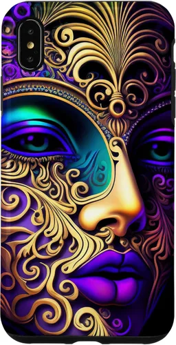Vista 7 de Funda para disfraz de Mardi Gras psicodélico mágico para iPhone 15