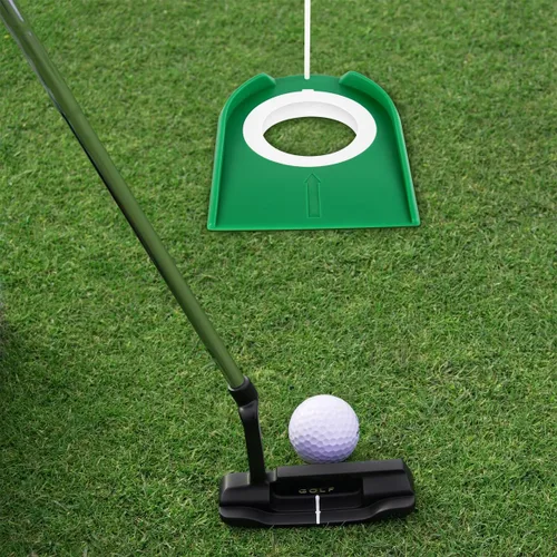 Vista 3 de Paquete de 2 tazas de golf con bandera para poner agujeros de golf para interiores