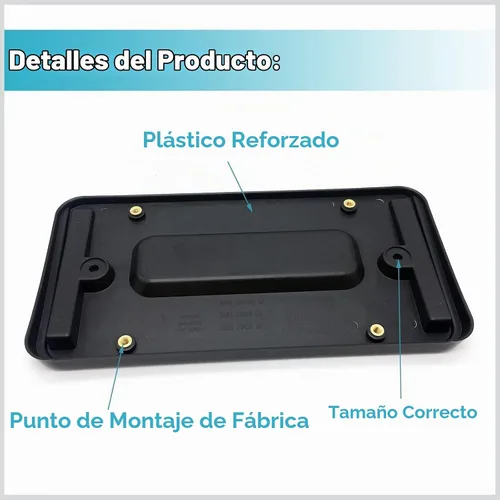 Vista 4 de Ensun LR019327 Soporte de placa de matrícula trasera para Range Rover Sport Evoque LR2 LR3 LR4