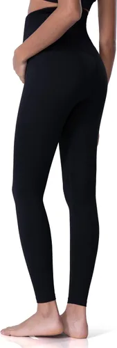 Vista 4 de POSHDIVAH - Leggings de maternidad para mujer para usar sobre el vientre, pantalones de yoga para embarazo, leggings para entrenamiento activo