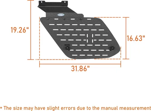 Vista 9 de u-Box Kit de panel Molle exterior de ventana trasera, sistema modular de panel de almacenamiento para Toyota 4Runner 2010-2024
