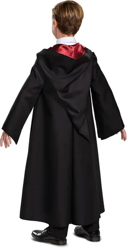 Vista 3 de Hermione Gryffindor - Traje de lujo oficial de Wizarding World con corbata y varita, talla infantil