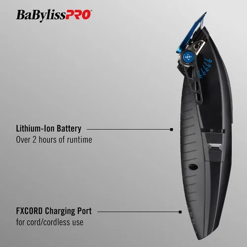 Vista 6 de BaBylissPRO LithiumFX Cord/Cordless Lithium Ergonomic Hair Clippers for Men