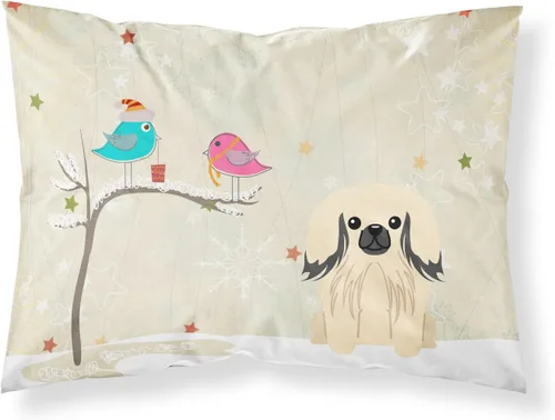 Vista 249 de Caroline's Treasures BB2515PILLOWCASE Between Friends Appenzeller Sennenhund - Funda de almohada de tela estándar, ligera, súper suave, fácil