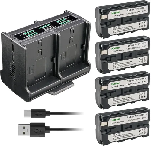 Vista 6 de Kastar Cargador de batería cuádruple compatible con Sony CCD-TR500 CCD-TR511 CCD-TR512 CCD-TR515 CCD-TR516 CCD-TR517 CCD-TR555 CCD-TR57 CCD-TR67