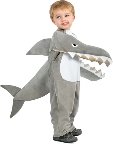 Vista 4 de Princess Paradise Chompers Chompin' Shark Disfraz infantil