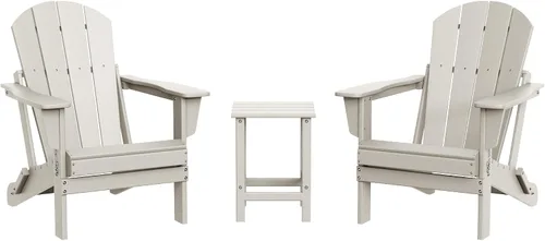 Vista 40 de WestinTrends Malibu Outdoor Patio HDPE Silla plegable de polietileno Negro